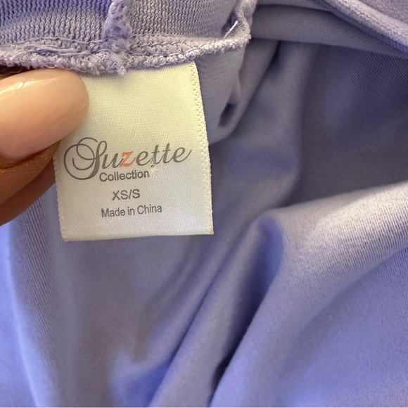 Long sleeve lilac velour zip up - Picture 4 of 4